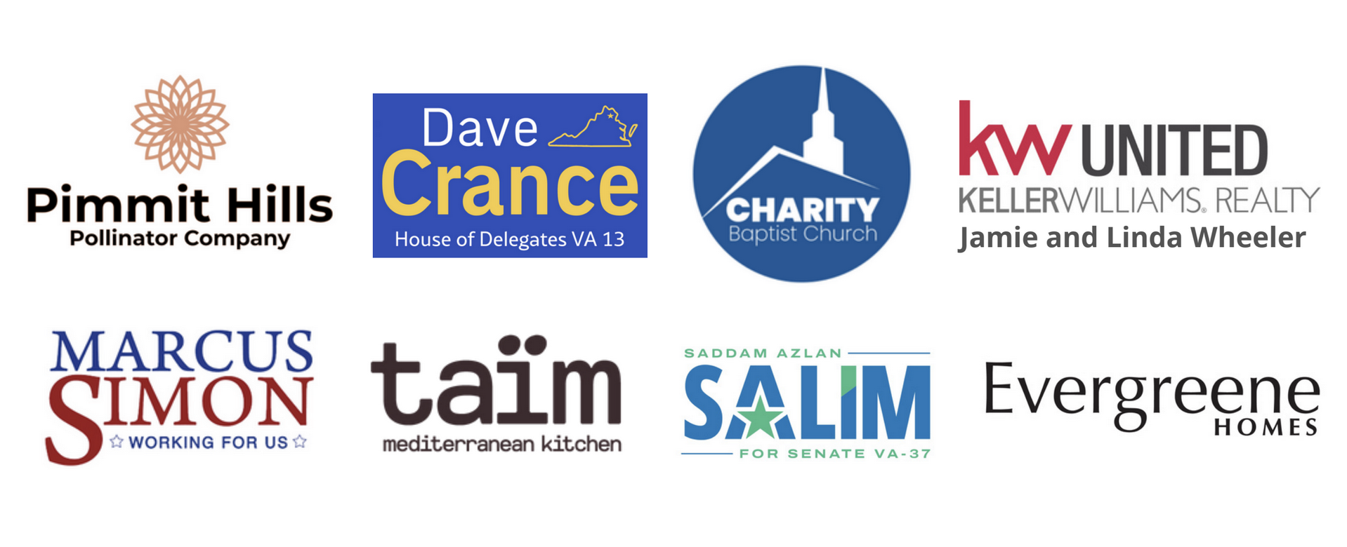 Pimmit Hills Day 2023 Gold Sponsor Logos