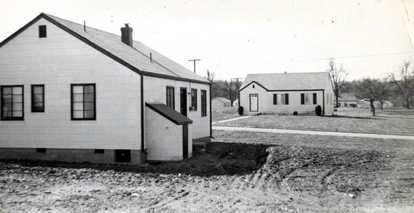 View of back of house on left